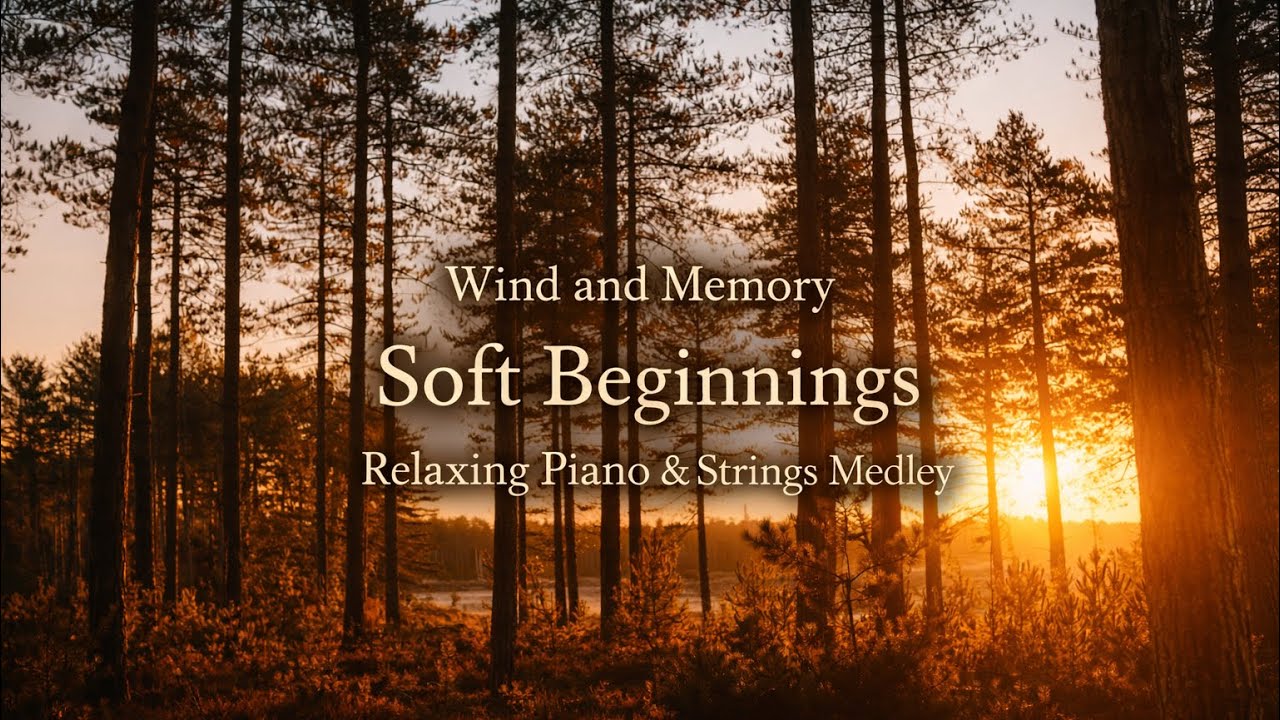 🌿 Soft Beginnings – Relaxing Piano & Strings Medley | Wind and Memory
