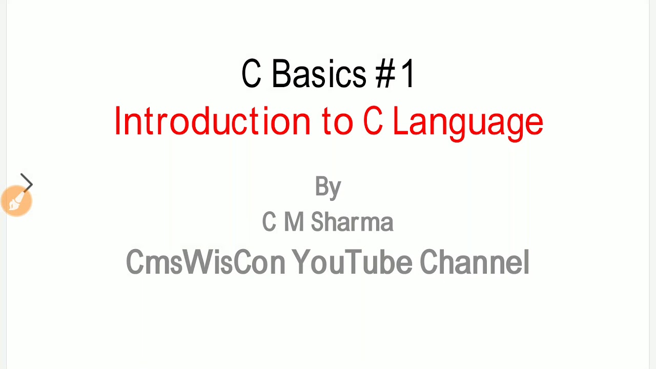 Introduction to C programming language