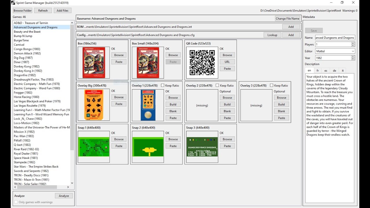Sprint Game Manager Overview