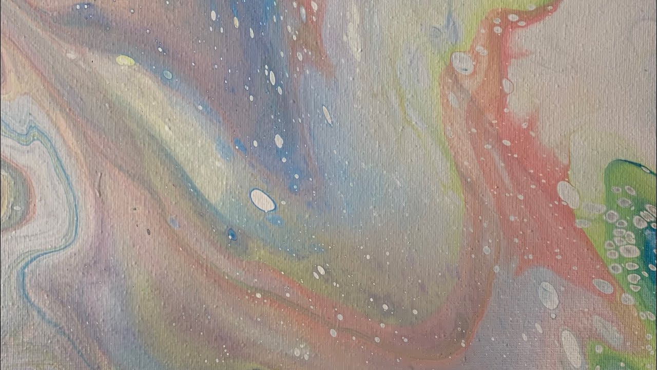 Acrylic pouring ~ paint grenade ~ pastels ~ beginners tutorial #immortalcolors #fluidart #acrylicart