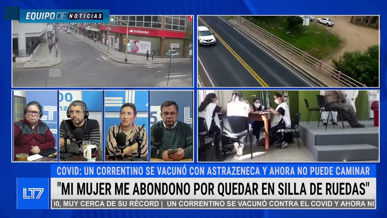 Correntino se vacunó con AstraZeneca y ahora no puede caminar: charlamos con Carlos Quiroz