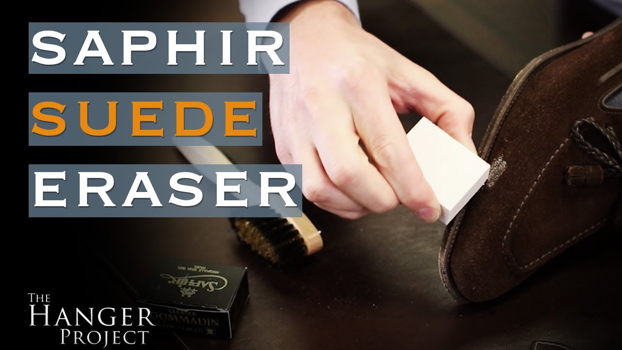 How to Remove Stains from Suede Shoes | Saphir Suede Eraser