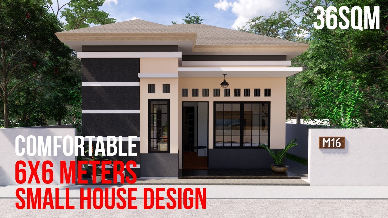 6x6 SMALL HOUSE DESIGN (36sqm)