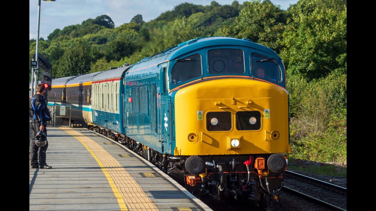 Class 45 118 Thrashing out of Chesterfield Operating the Diamond Jubilee Express