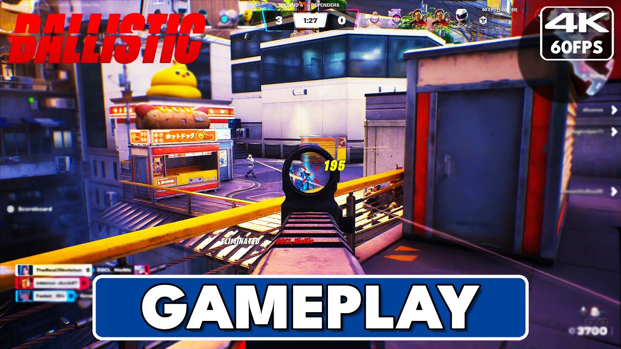 Fortnite Ballistic Mode - Full Gameplay (4K 60FPS)