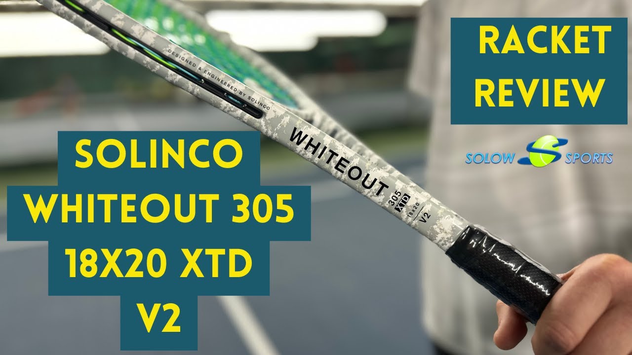 Обзор теннисной ракетки Solinco Whiteout 305 18x20 XTD v2