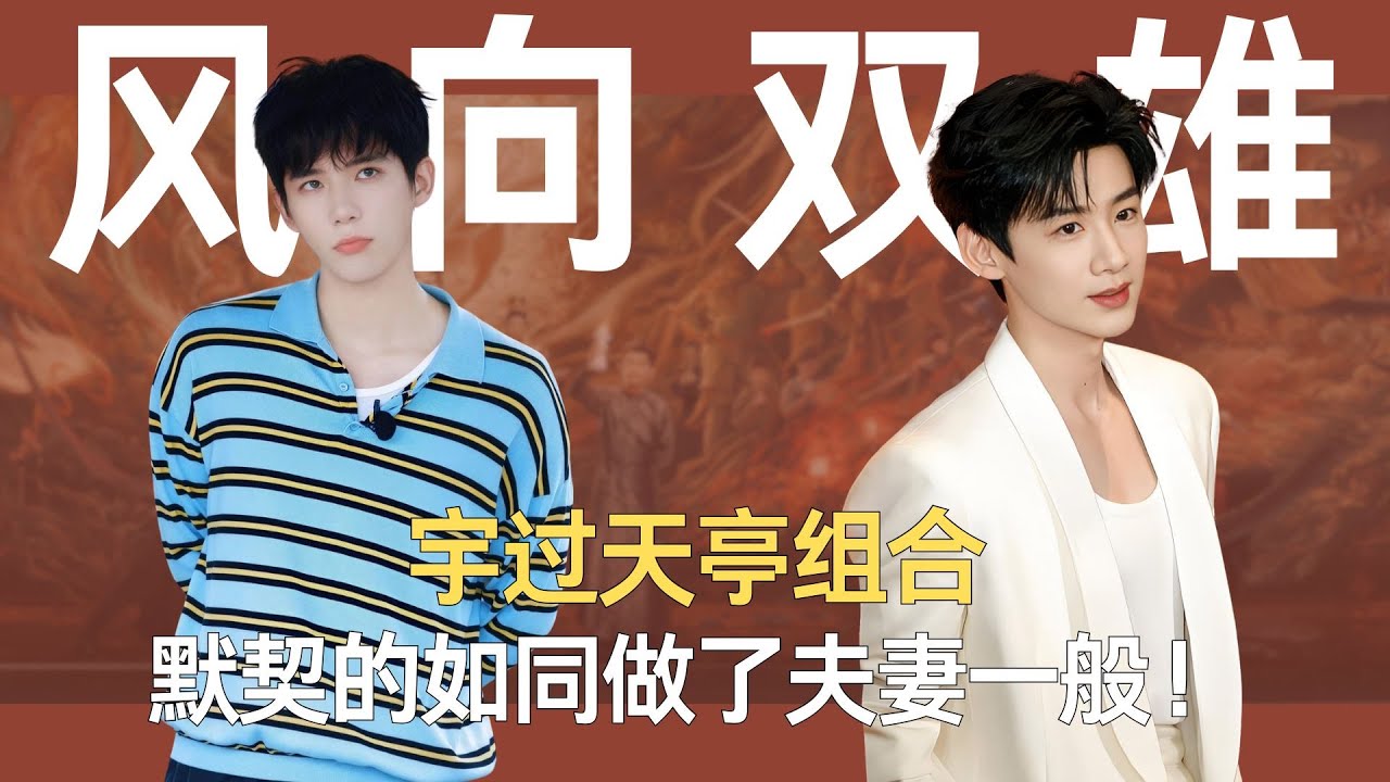 宇过天亭组合，默契的如同做了夫妻一般！ #王安宇 #白敬亭 #现在就出发 #风象