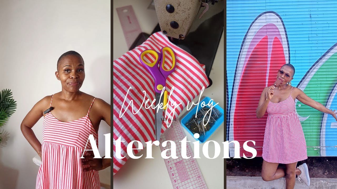 Weekly vlog doing alterations 