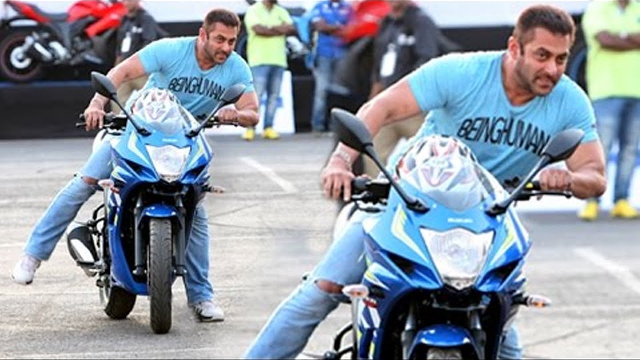 Salman Khan's DANGEROUS BIKE STUNTS On Mumbai Roads (VIDEO)