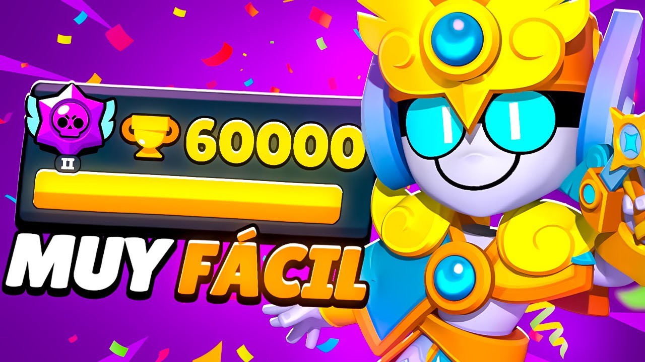 SUBO A 60MIL COPAS en BRAWL STARS 🏆🥵 MUY FACIL con el NUEVO SISTEMA DE TROFEOS