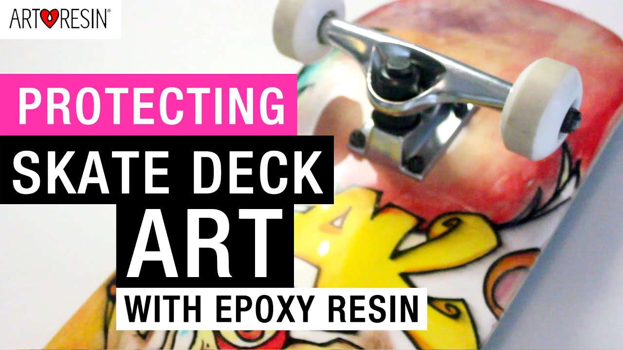 Protecting Skate Deck Art with Epoxy Resin