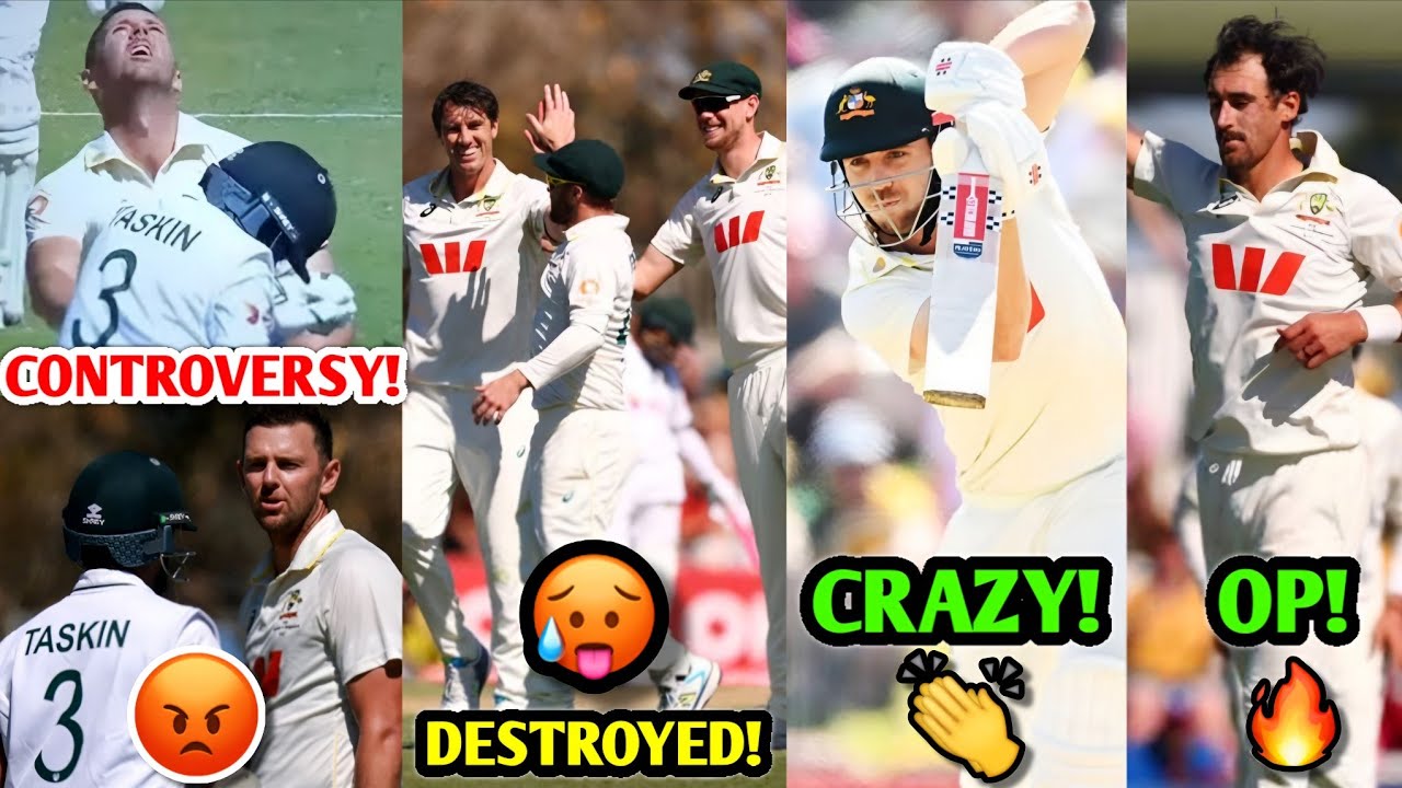 Australia DESTROYED Bangladesh! 🥵 Starc OP 🔥 Green 👏 AUS Vs Bangladesh Test News