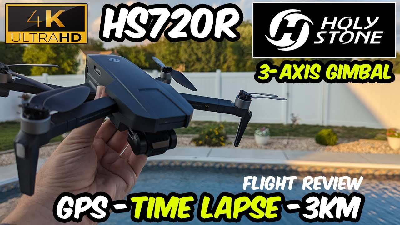 HS720R 3-Axis Gimbal GPS Drone 3KM Range | Is Holy Stone's Best Drone Worth It??