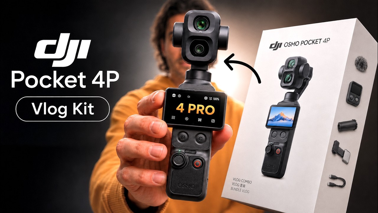 DJI Pocket 4 Pro только что ВЫШЛА &mdash; Что внутри Vlog Kit?