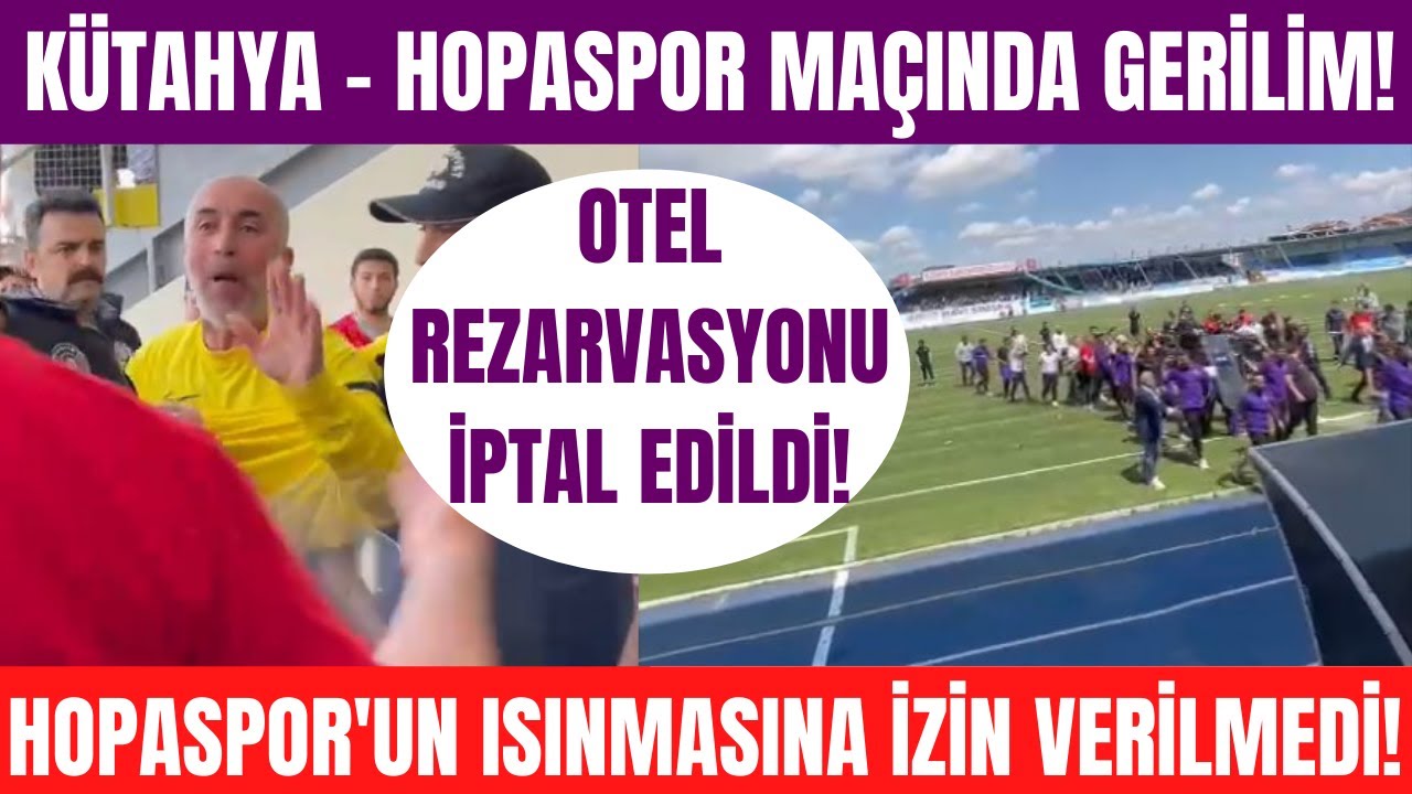 Kütahya ve Artvin Hopaspor arasında oynanacak mücadele yüksek gerilim! Hopaspor'a büyük saygısızlık!