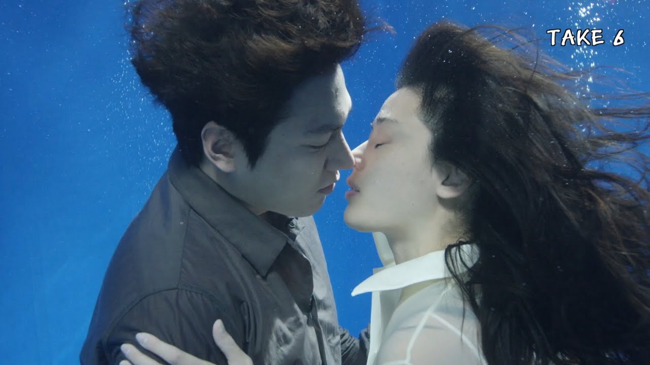 Jun Ji Hyun & Lee Min Ho Underwater Kiss Scene Filming Eng Sub -LOTBS Korean Drama Behind the Making
