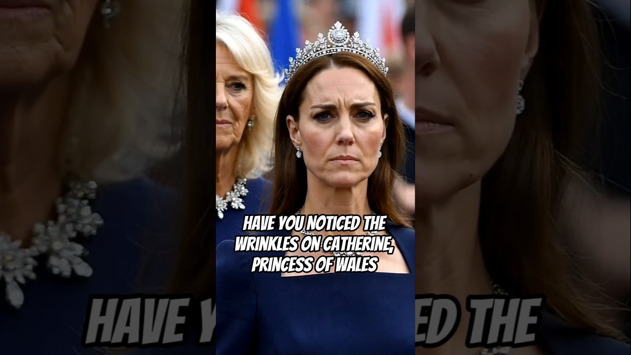 Have You Noticed the Wrinkles on Catherine, Princess of Wales #catherine #royal #camilla #kate #anne