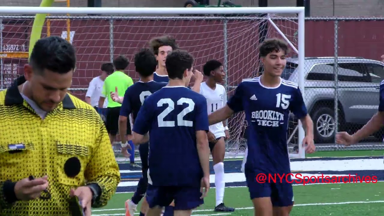 Midwood-0 v  Brooklyn Tech-5 Boys Soccer 09 07 2023