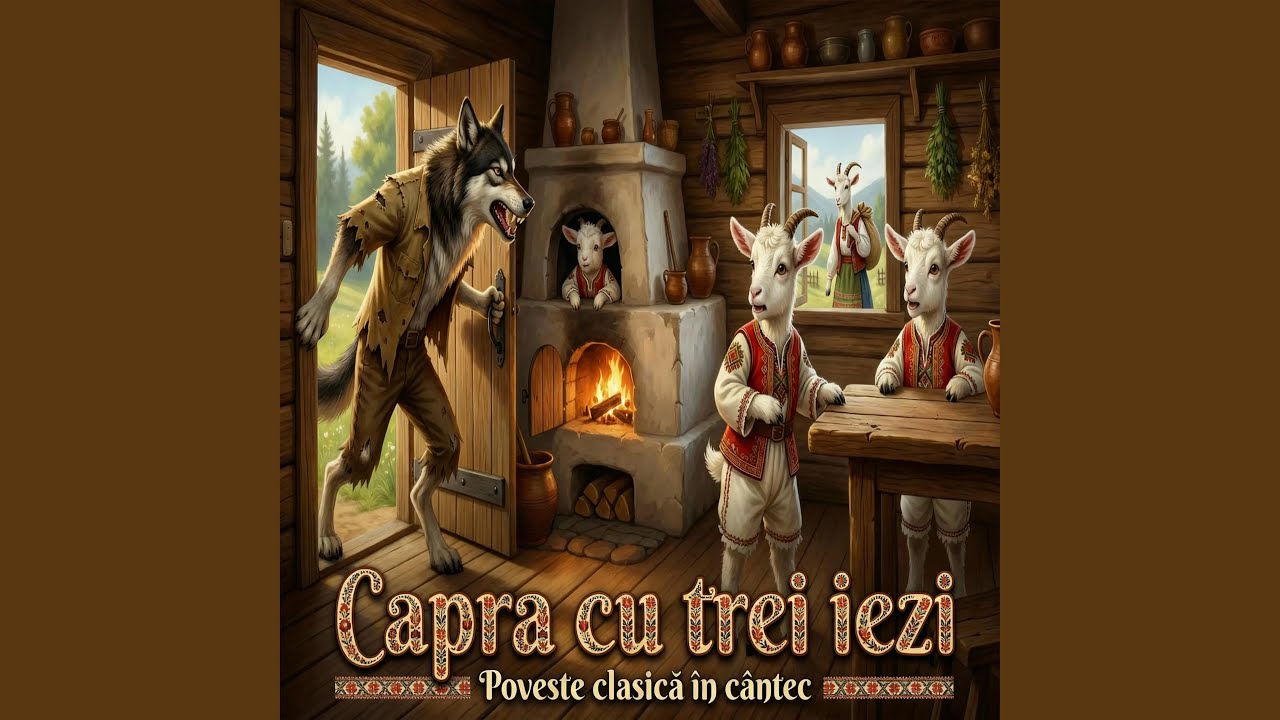 Capra cu trei iezi| Poveste clasica in cantec