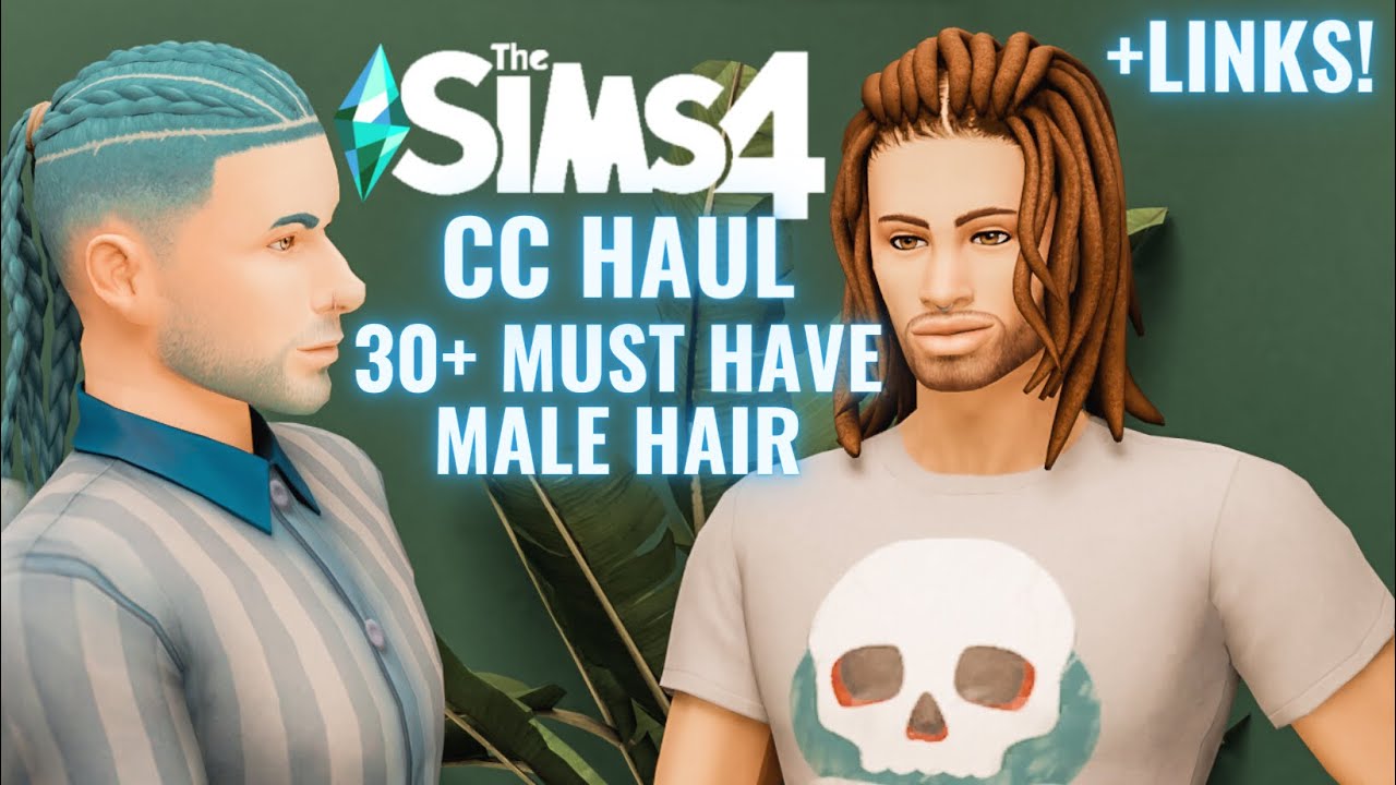 The Sims 4 | Male Hair CC Haul