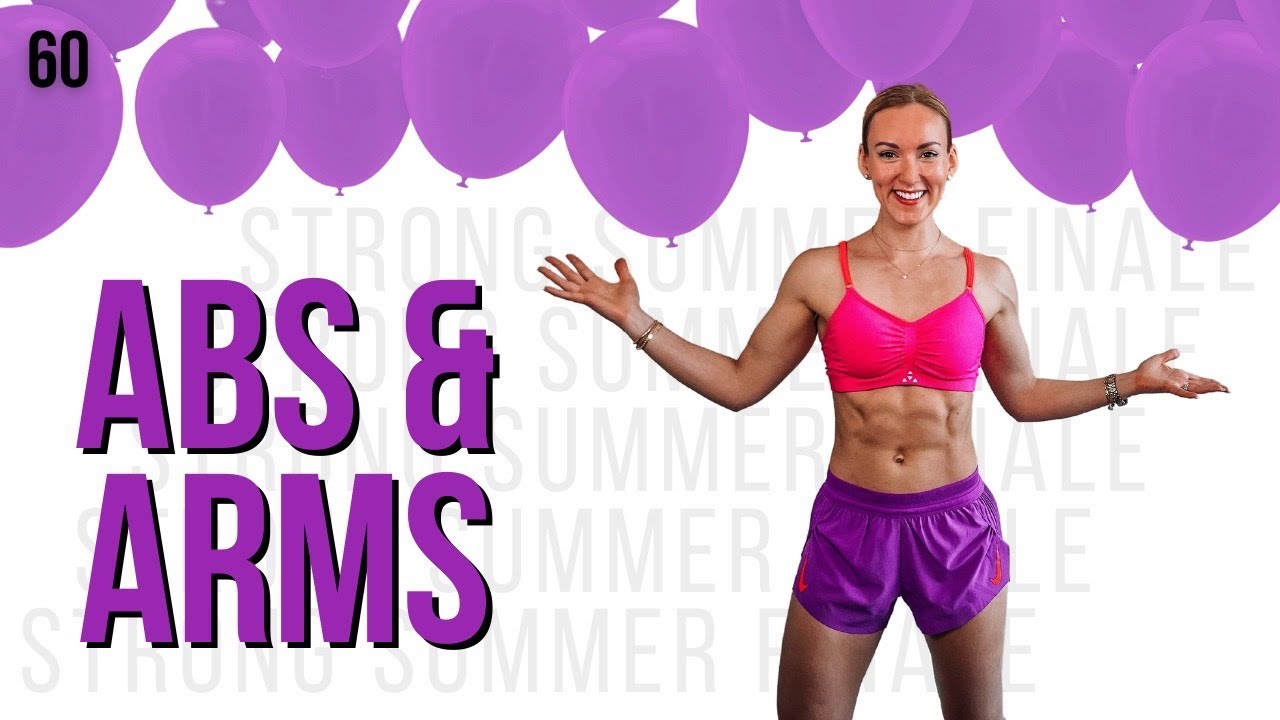 🔥 30 Min ABS & ARMS WORKOUT | No Equipment Low Impact HIIT | STRONG SUMMER DAY 60