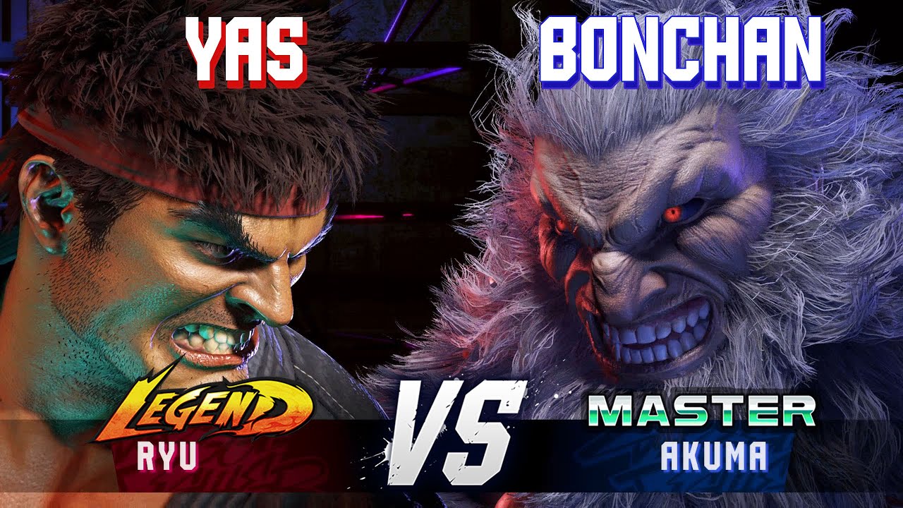 SF6 ▰ YAS (Ryu) vs BONCHAN (Akuma) ▰ High Level Gameplay