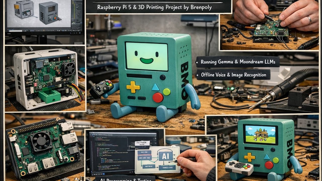 BMO: Справжній ШІ-робот на Raspberry Pi 5