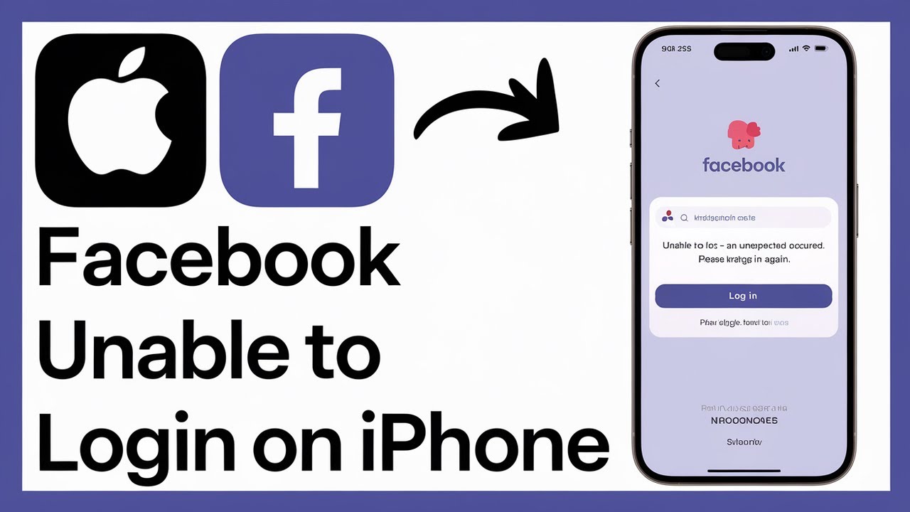 iPhone: Как исправить ошибку входа в Facebook | Неожиданная ошибка произошла в 2025 году