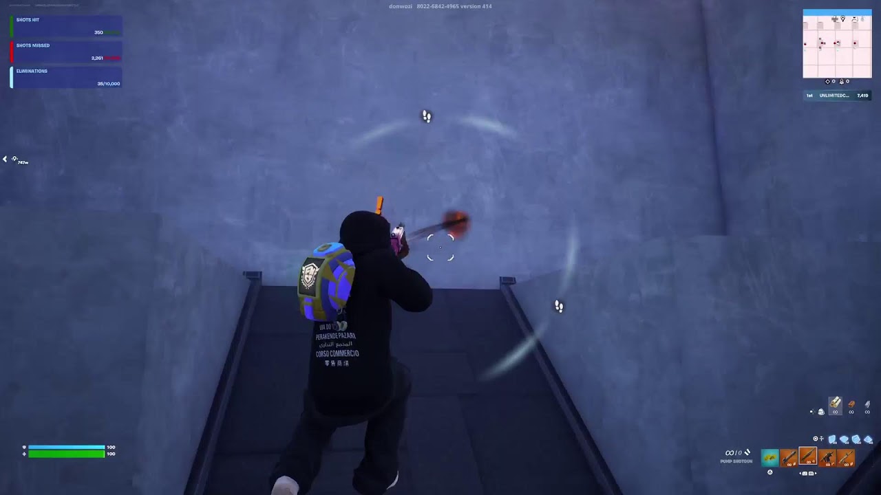Fortnite Aim training new settings