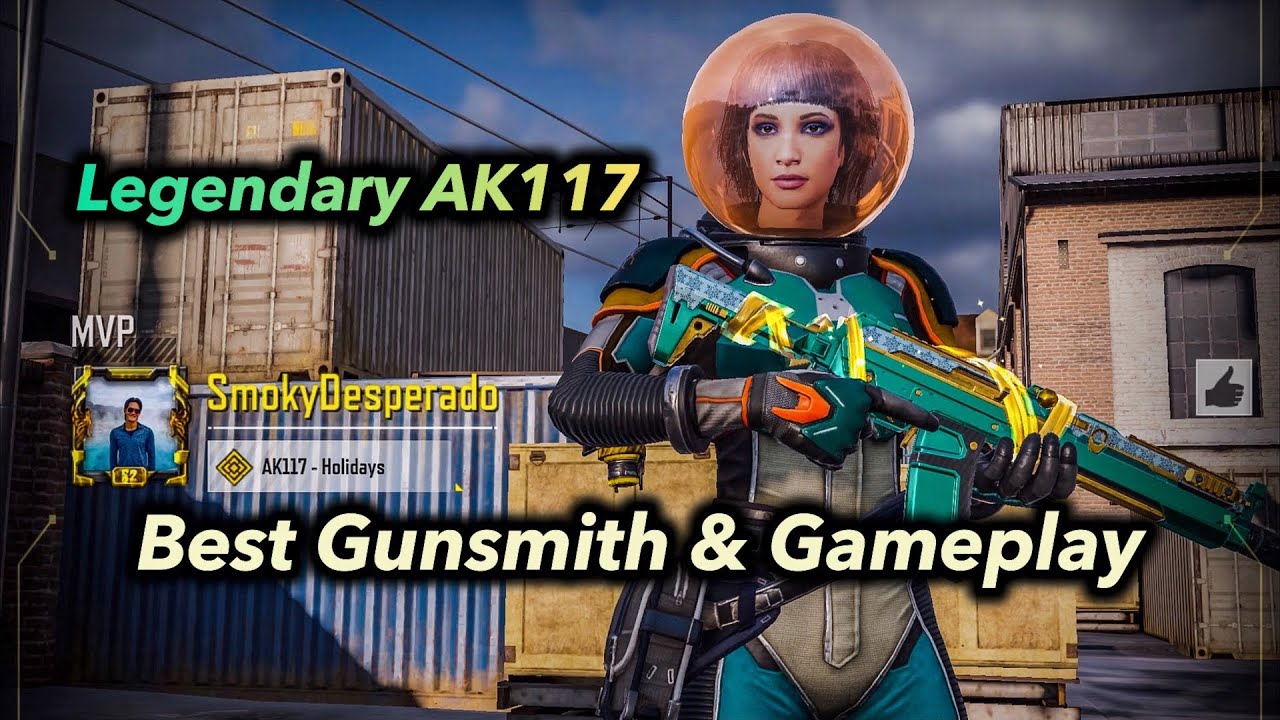 Legendary AK117 - Holidays Best Gunsmith & Ranked Gameplay | CoDM Season 11