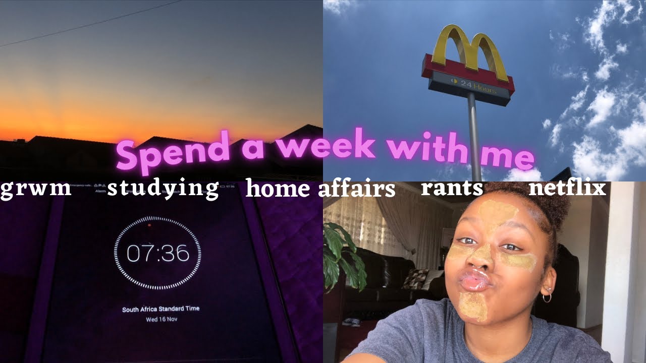 a week in my life🦋| exam season 😭🧎🏾‍♀️