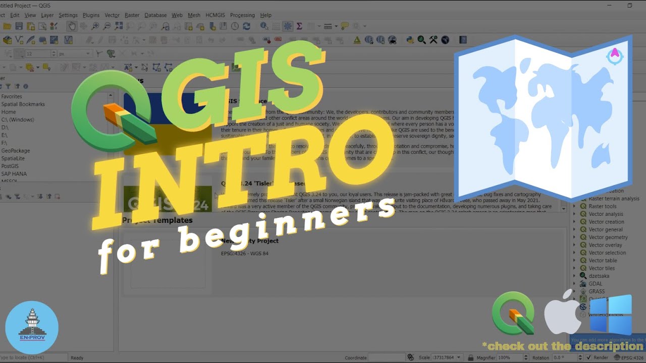 QGIS software INTRODUCTION || FOR BEGINNERS
