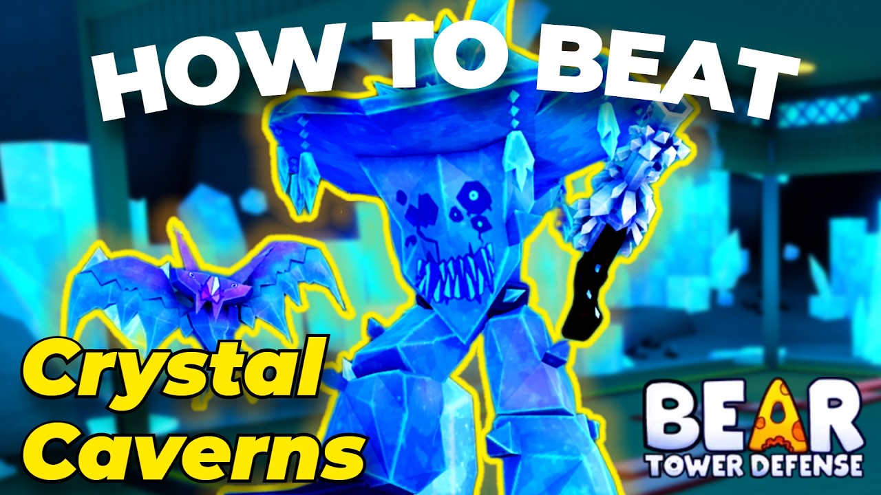 How to BEAT Crystal Caverns in BEAR TD!