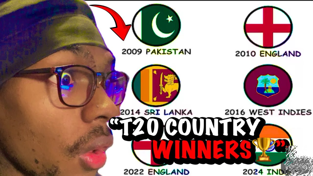 AMERICAN Reacts to Every T20 Cricket World Cup Winner Explained 😳🔥 I Understand the HYPE in CRICKET