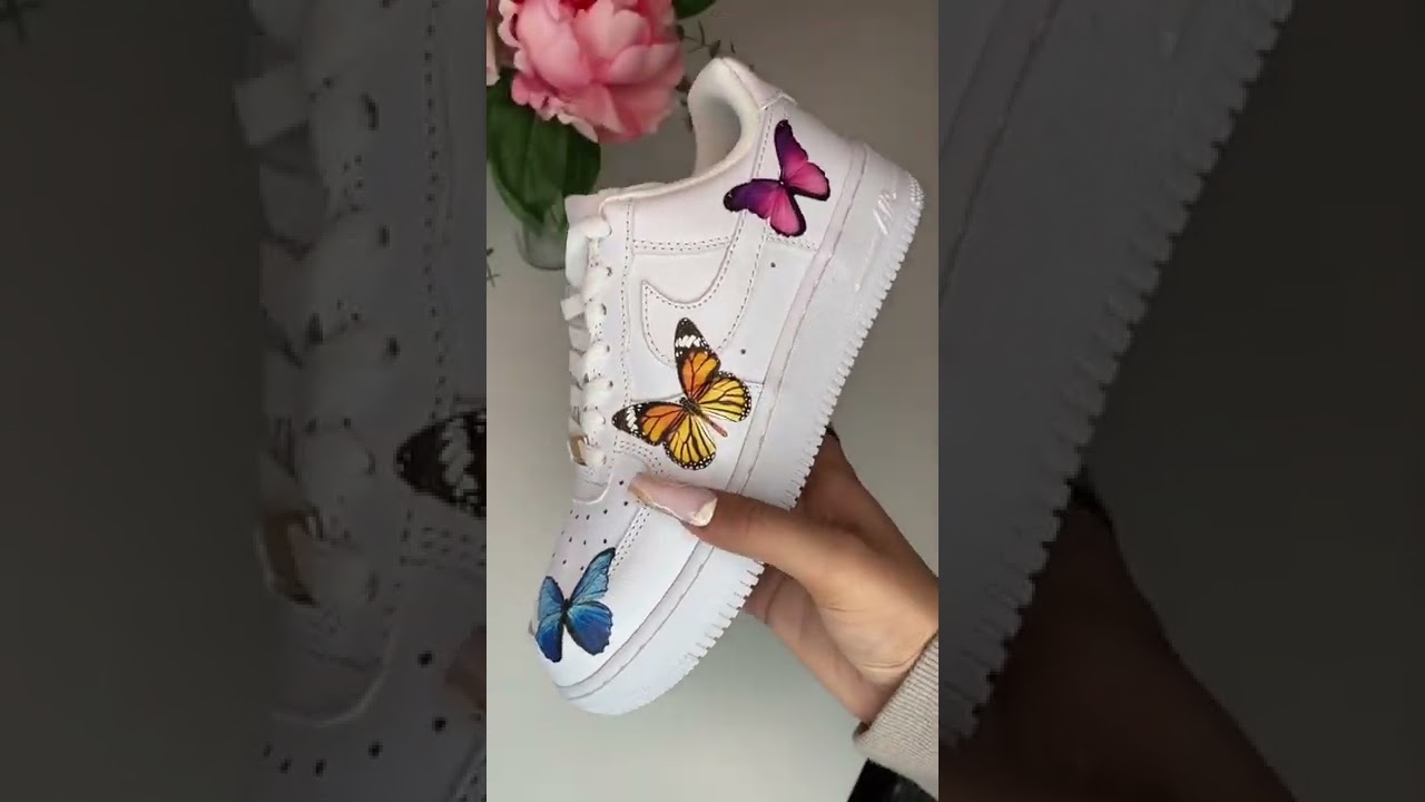 Bespoke Customised Sneakers ✨ Nike Air Force 1's 🎄
