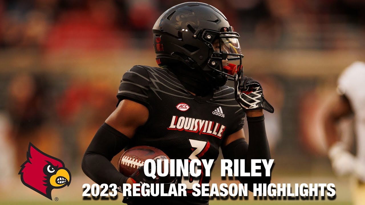 Quincy Riley 2023 Regular Season Highlights | Louisville DB