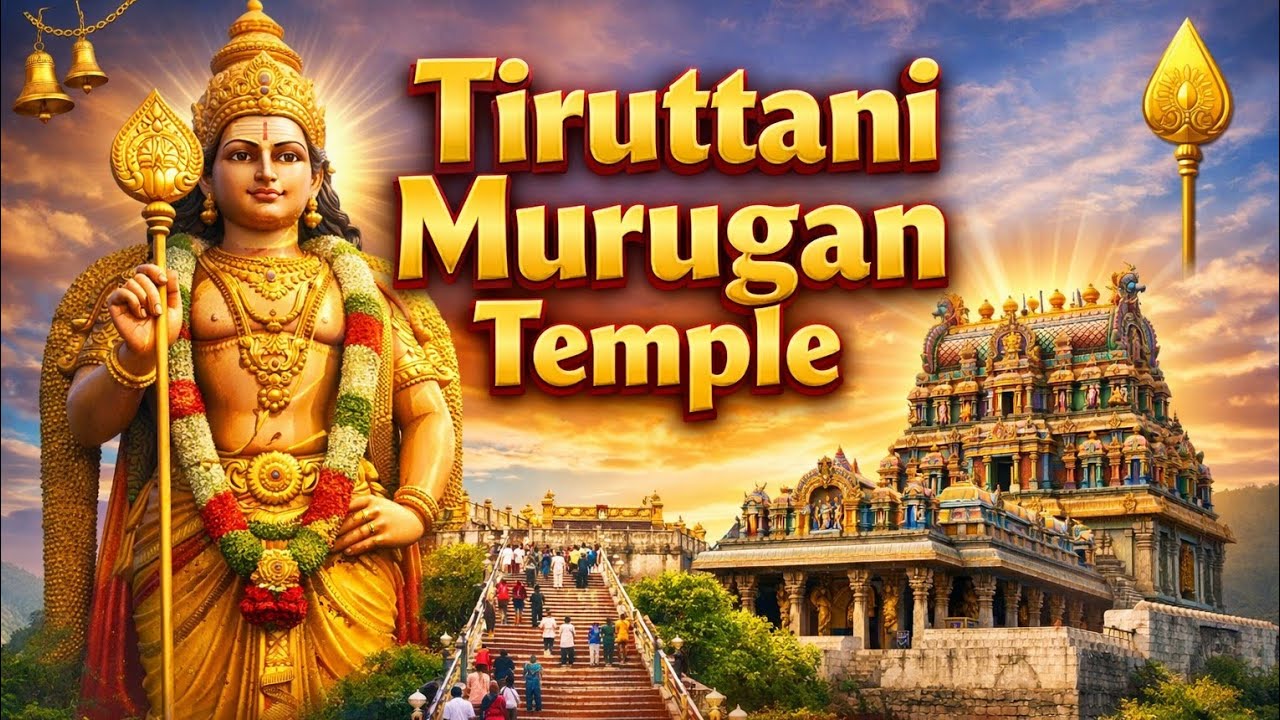 Tiruttani Murugan Temple | The Most Powerful Murugan Temple | Tamil Nadu Temples @suniltandon5545 