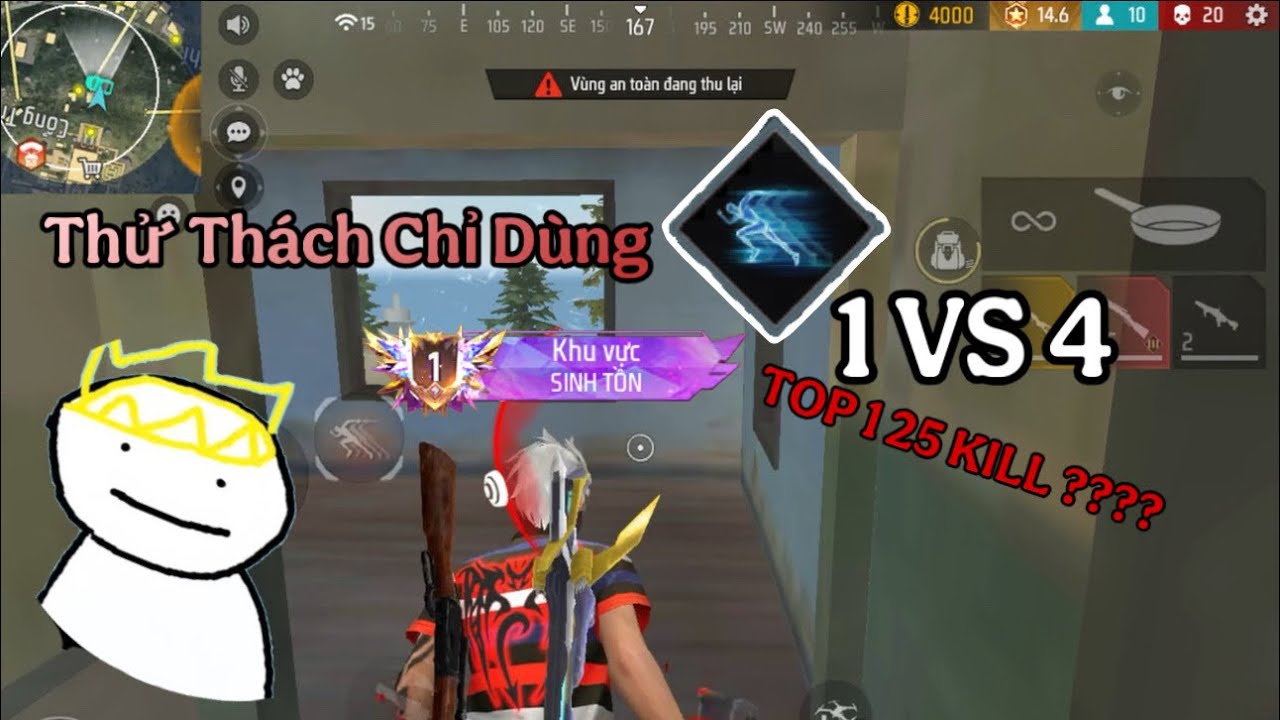 Thử Th&aacute;ch Chỉ D&ugrave;ng Tatsuya, Crex Huỷ Diệt Đảo Qu&acirc;n Sự Với 25 Kill ???? 