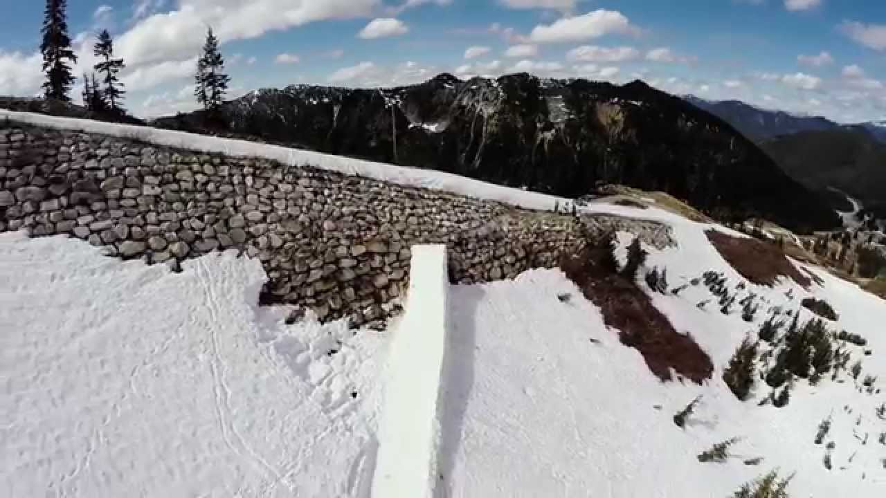 The Meatgrinder - Season's Ender Snowboard Jump at Stevens Pass