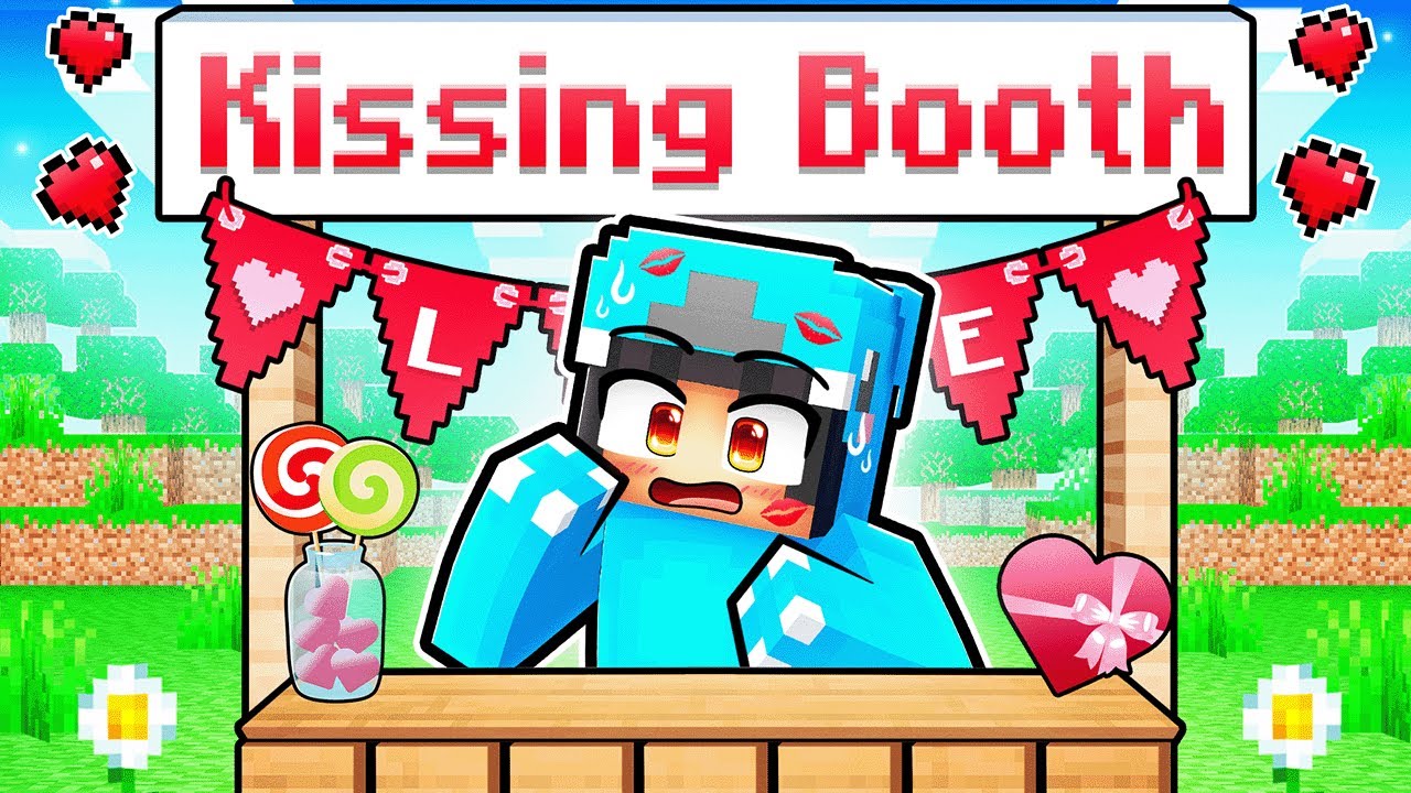 I Opened a KISSING BOOTH in Minecraft!