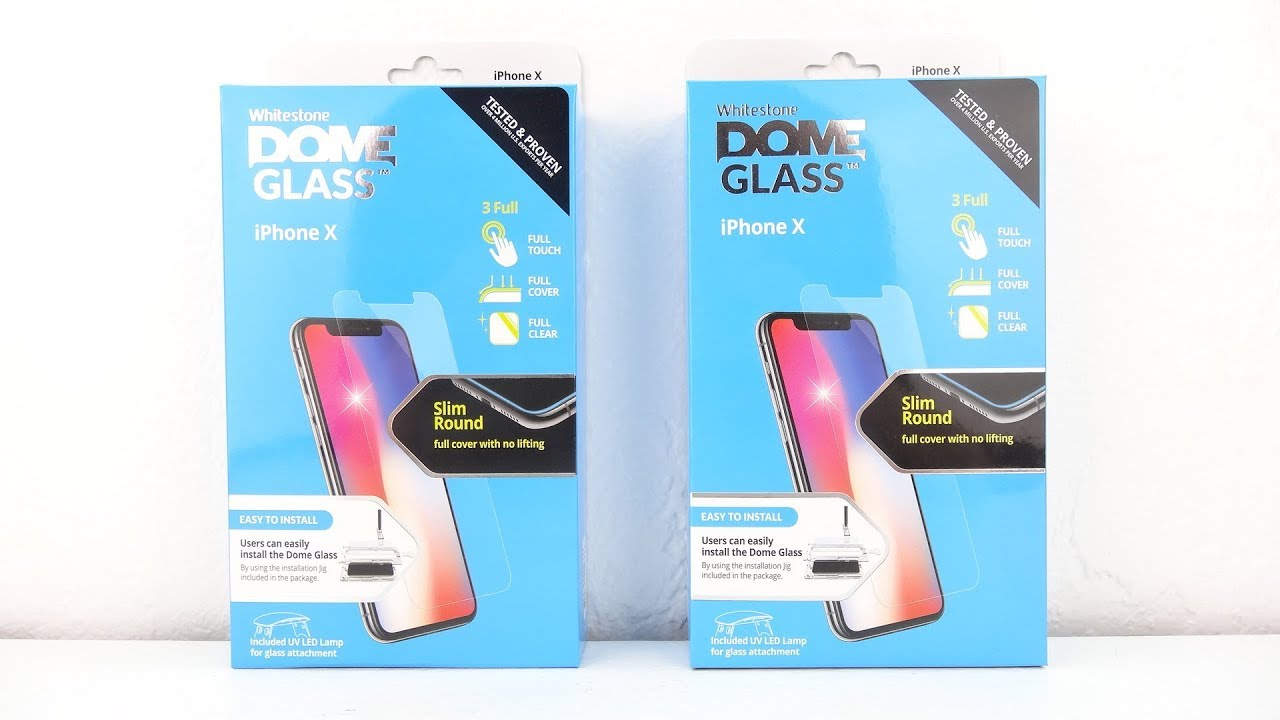 iPhone X - Best Tempered Glass Screen Protector From Whitestone Dome Glass! [Review]