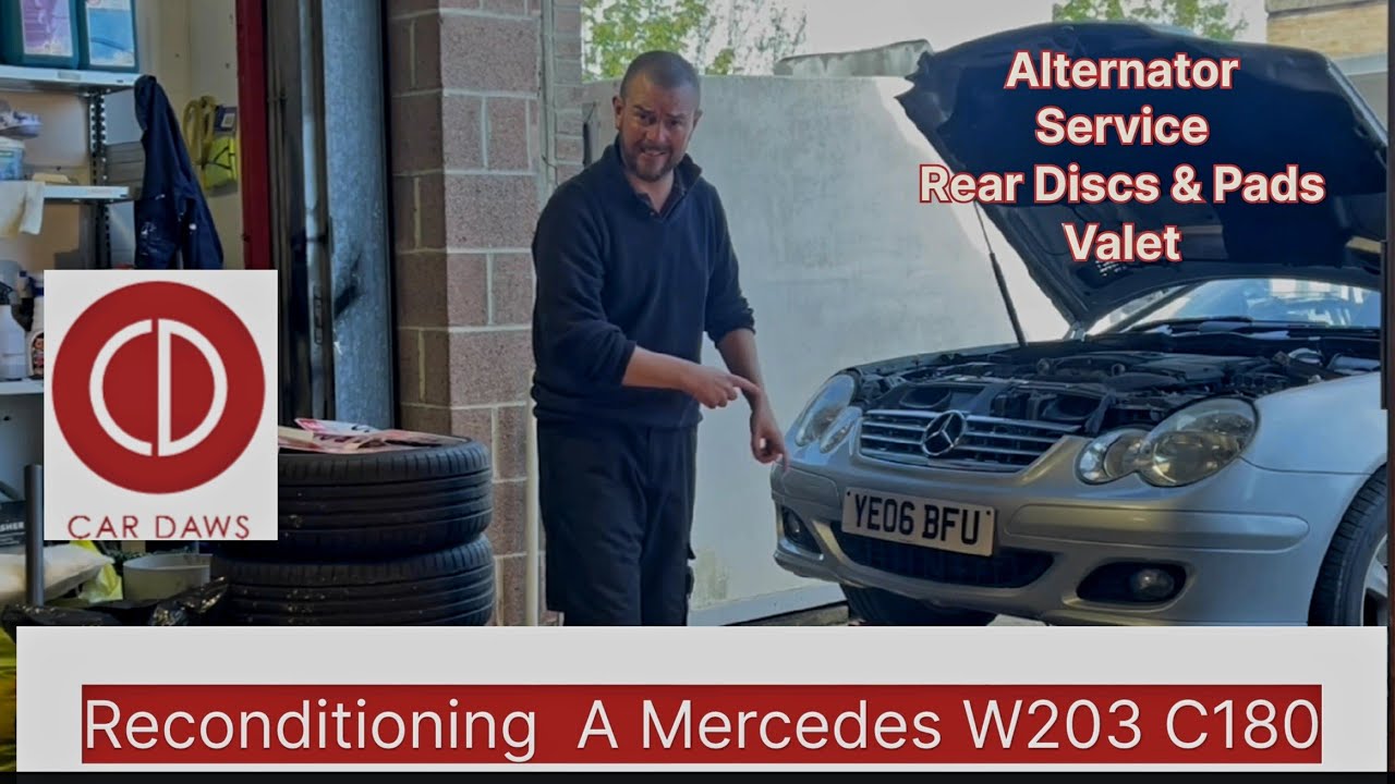 Mercedes C Class Coupe Brakes, Service & Alternator... C180 Kompressor SE Manual 2006