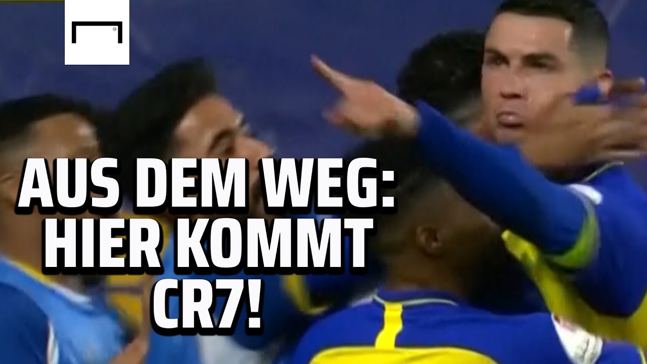 Traumhafter Schlenzer! Ronaldo h&auml;lt Al-Nassr im Meisterrennen | Highlights
