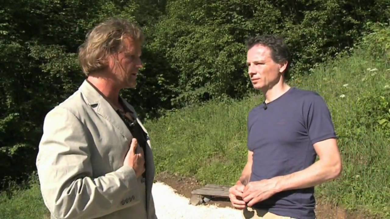 Aki Aurelius und der Kraftplatz vom Naturhotel Waldesruhe in Oberstdorf / Allgäu
