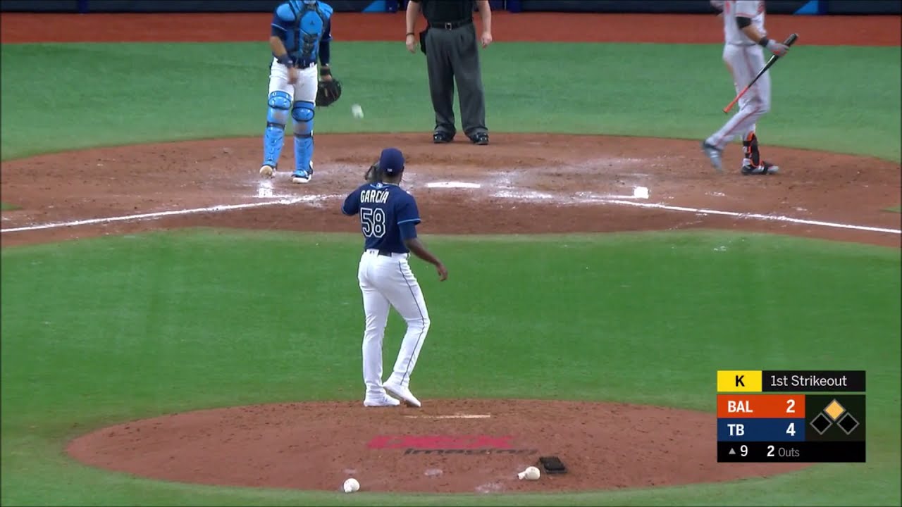 Edgar Garcia | Tampa Bay Rays | Strikeouts (1) MLB 2020