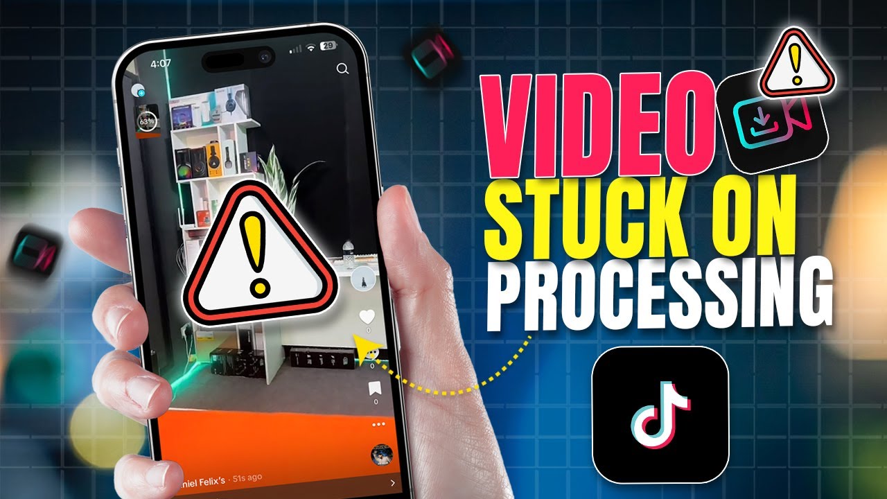 How to FIX TikTok Video Stuck on Processing on iPhone | TikTok Upload Problem Solved