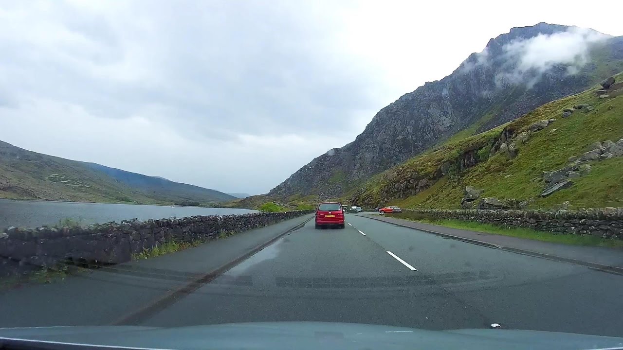 Driving in the UK - A5 - Bethesda to Capel Curig