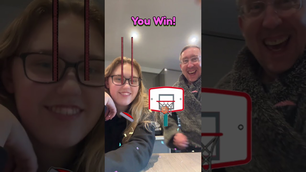 Can we do it? 😃#filter #tiktokfilter #filterchallenge #dunkingchallenge #dadandcloshow