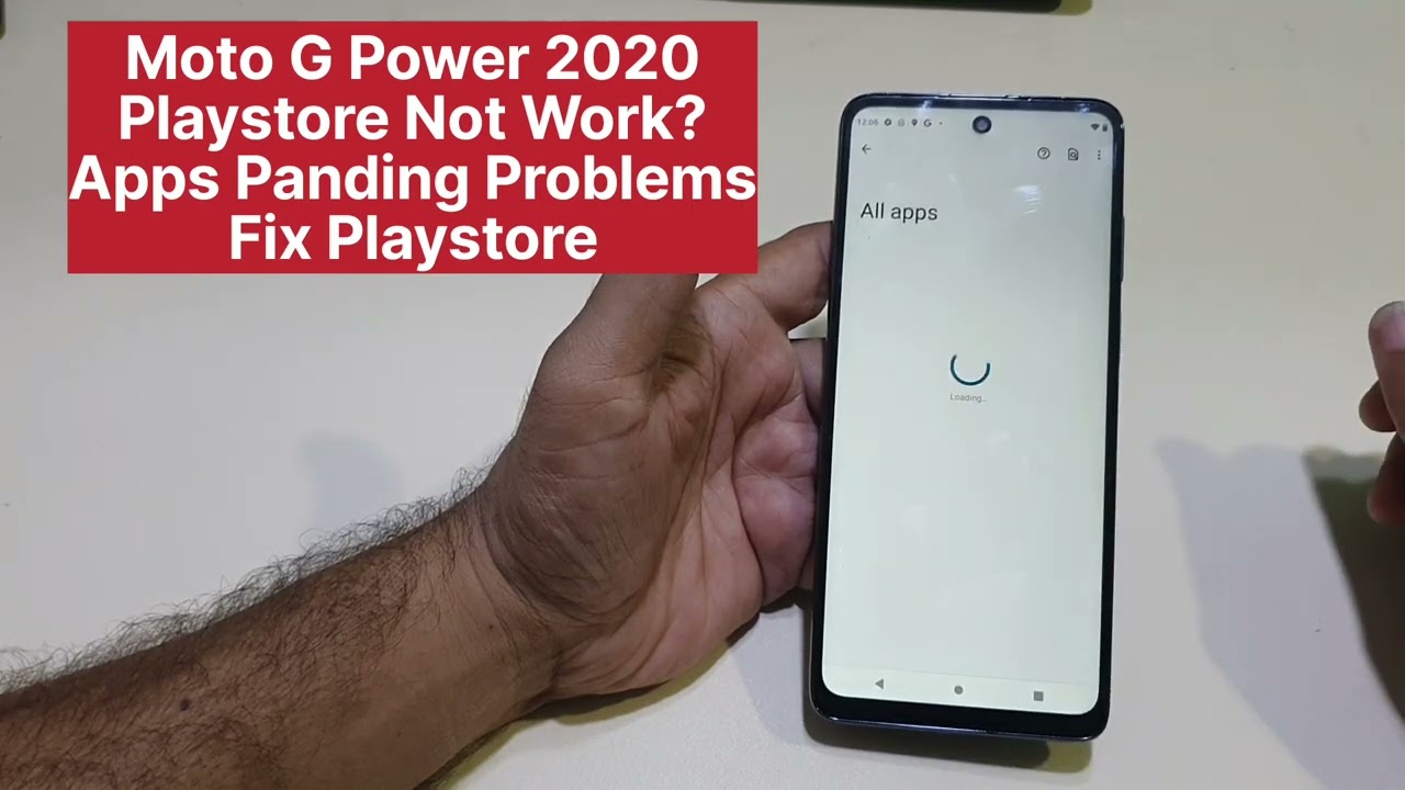Moto G Power 2022 Playstore Not Working Apps Not Install panding Problem