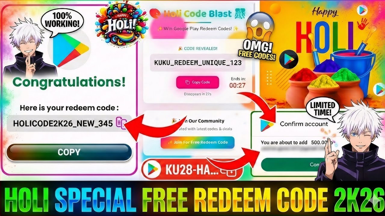 Holi Special FreeFire Giveaway #live #shortsfeed #viral